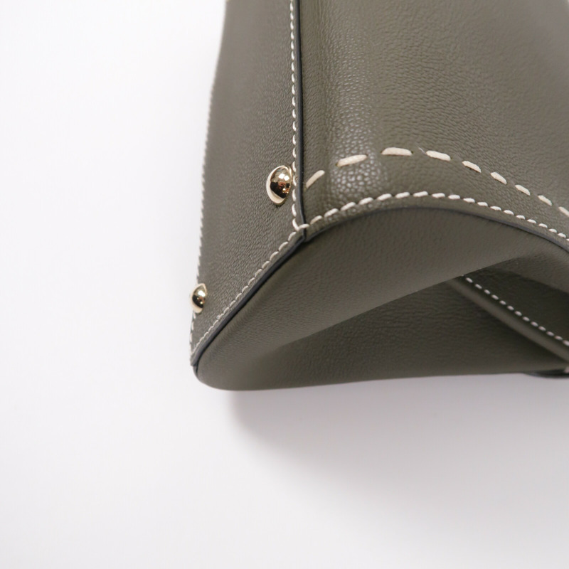 Delvaux 牛皮皮革Brillant Mini手挽肩背兩用袋-12