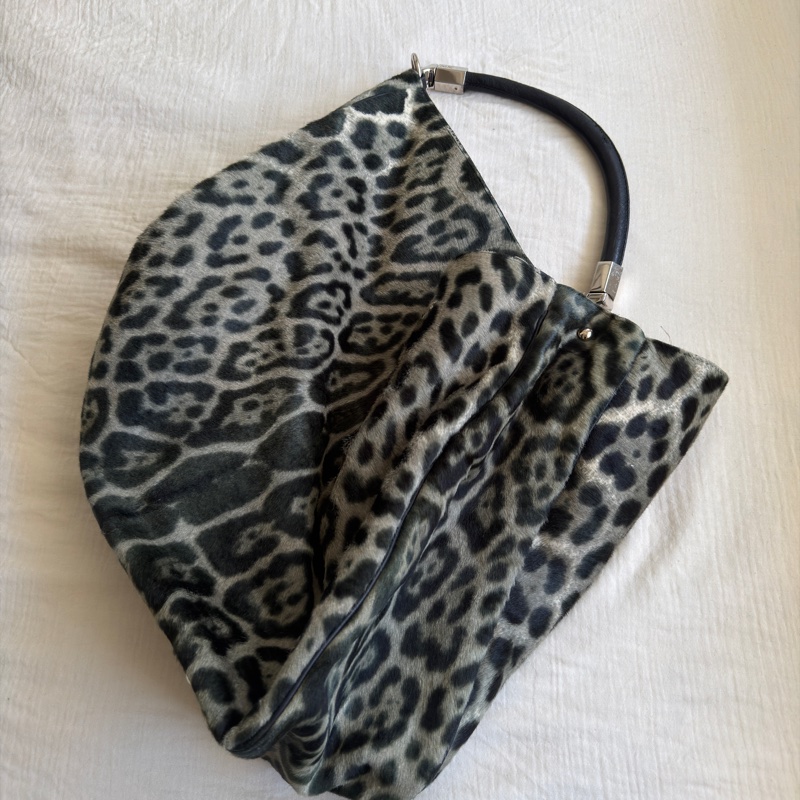 YSL 馬毛豹紋包 yves saint laurent Printed Ponyhair Roady Hobo-3