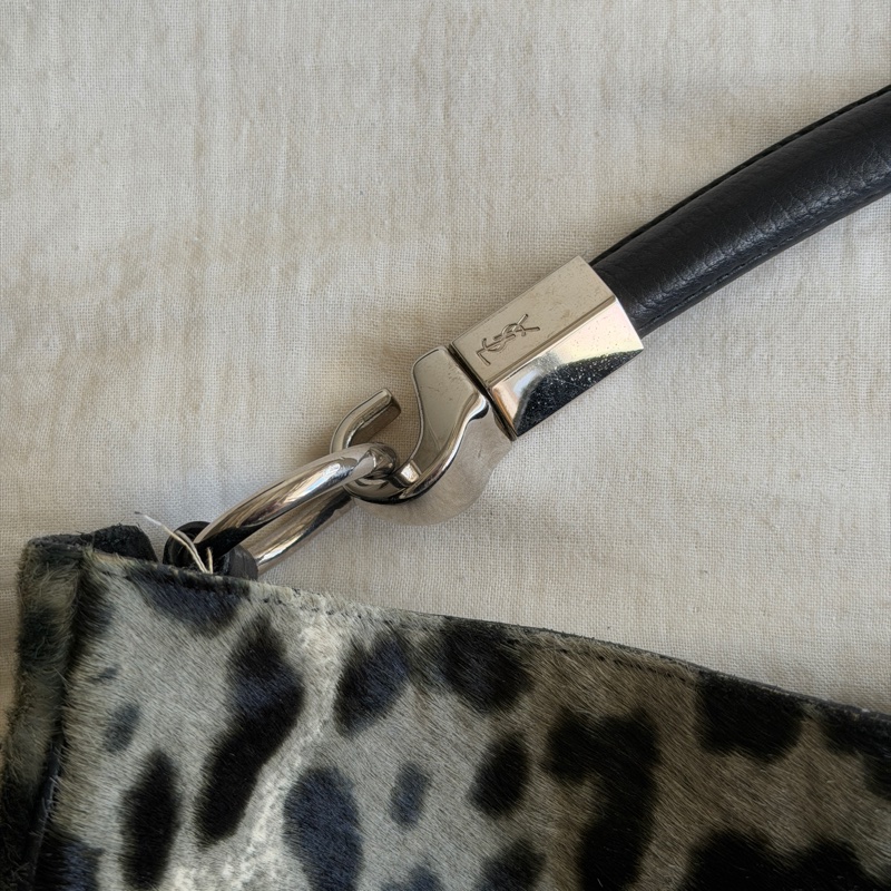 YSL 馬毛豹紋包 yves saint laurent Printed Ponyhair Roady Hobo-6