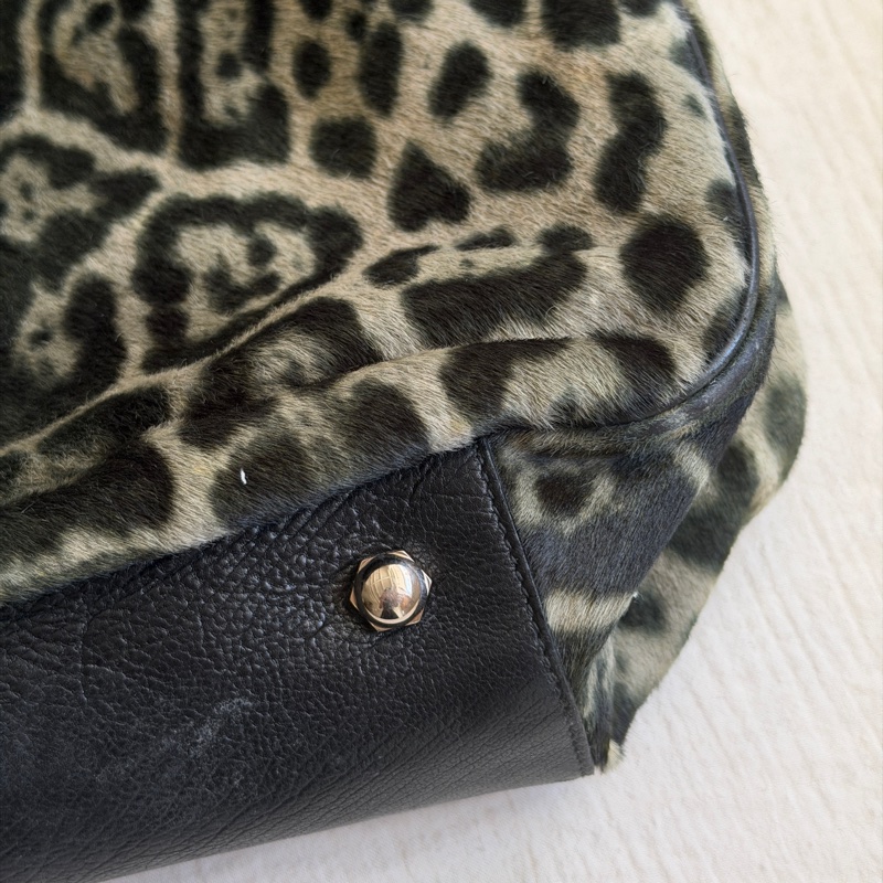YSL 馬毛豹紋包 yves saint laurent Printed Ponyhair Roady Hobo-7