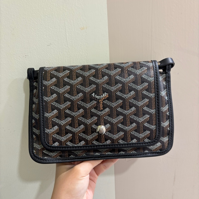 Goyard 黑色Plumet Pocket Wallet斜背包✨閒置商品-0