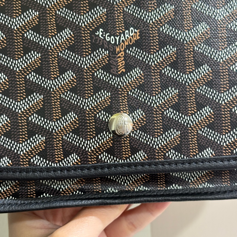 Goyard 黑色Plumet Pocket Wallet斜背包✨閒置商品-1