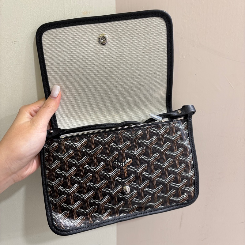 Goyard 黑色Plumet Pocket Wallet斜背包✨閒置商品-7