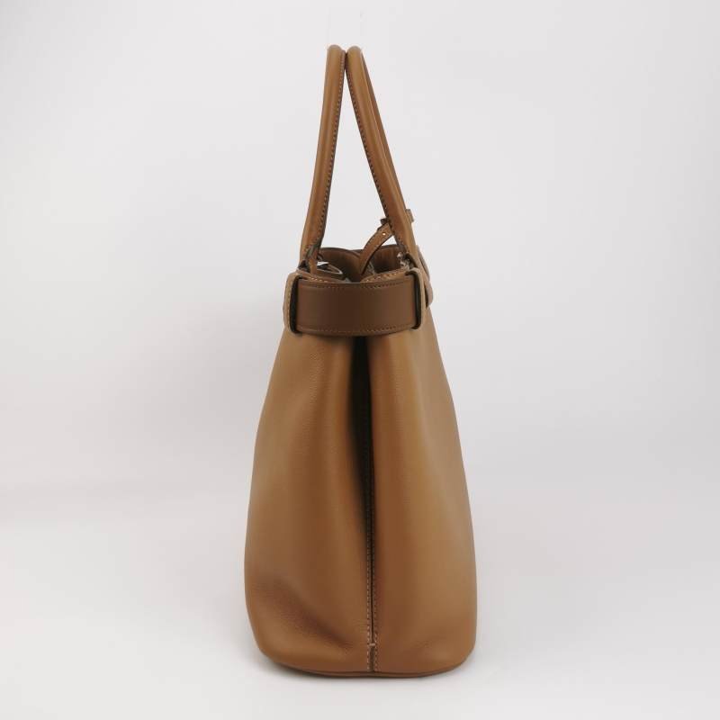 Prada 牛皮拼色字母Logo斜背包單肩包-2