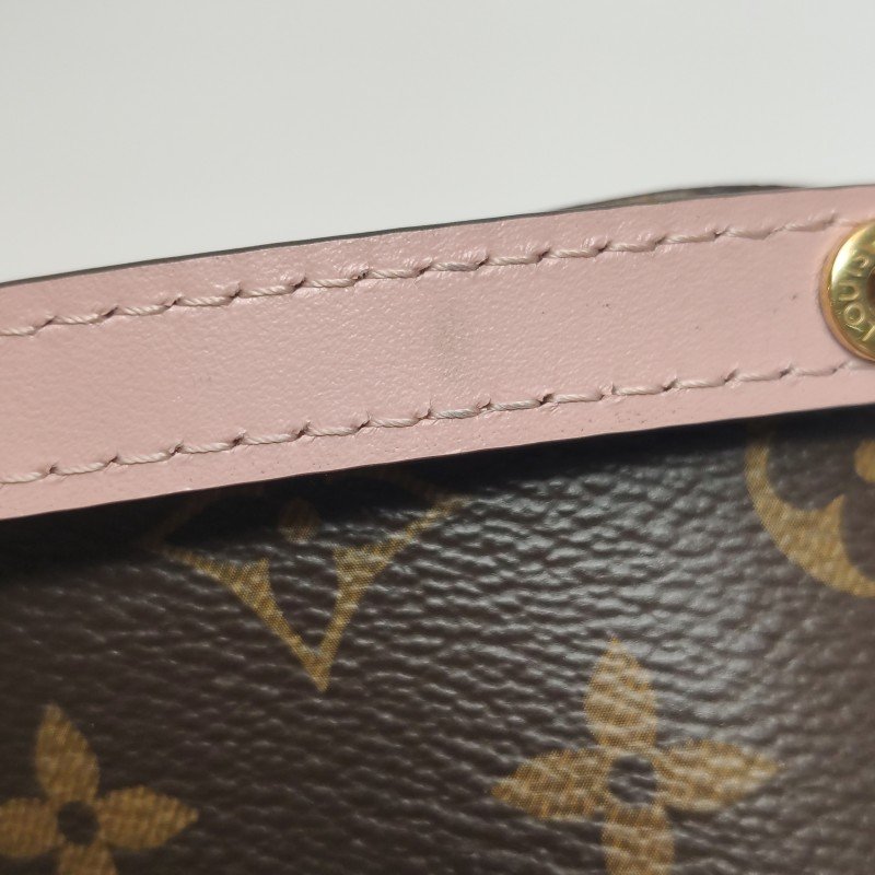 Louis Vuitton (LV) NÉONOÉ中型牛皮Monogram印花抽繩肩背包-9