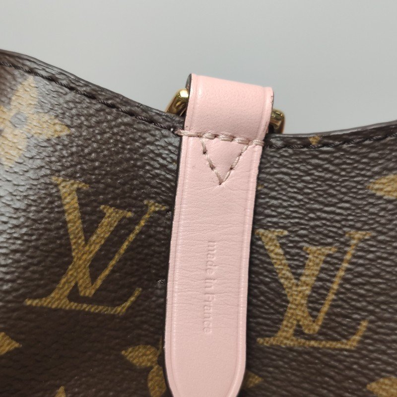 Louis Vuitton (LV) NÉONOÉ中型牛皮Monogram印花抽繩肩背包-16