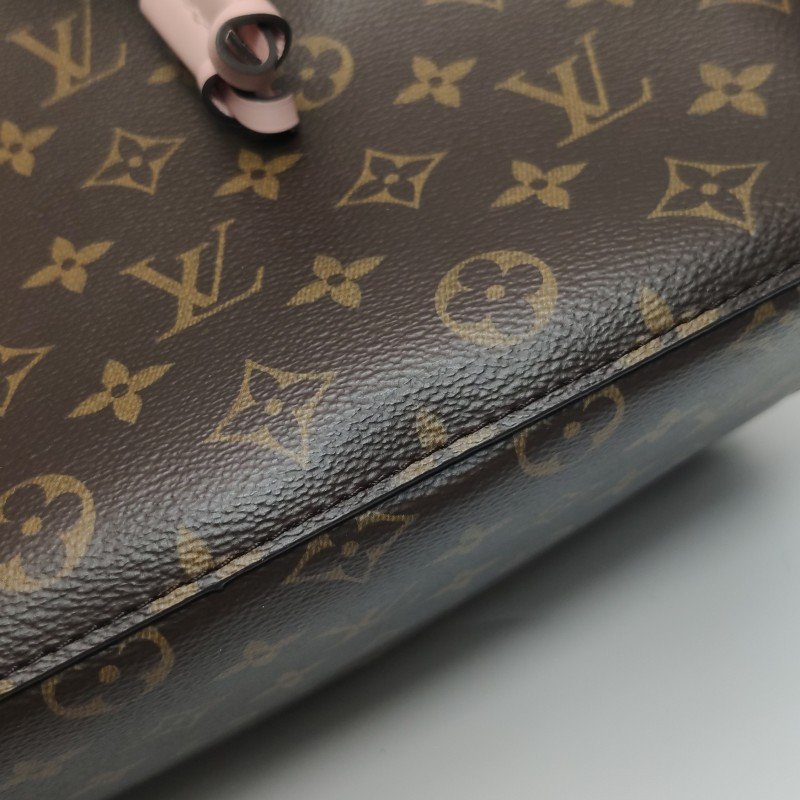 Louis Vuitton (LV) NÉONOÉ中型牛皮Monogram印花抽繩肩背包-19