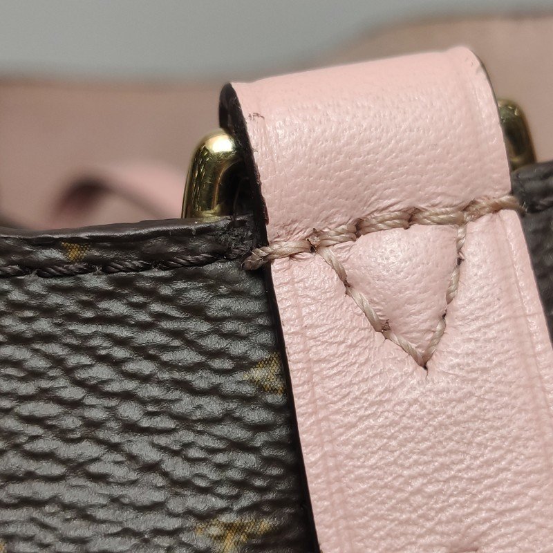 Louis Vuitton (LV) NÉONOÉ中型牛皮Monogram印花抽繩肩背包-21