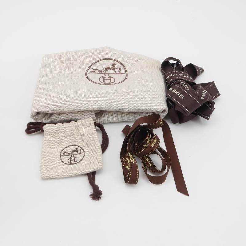 Hermes Herbag31馬鞍釘鎖釦子母包斜挎單肩包Hunter牛皮帆布銀扣粉色棕色C刻-8