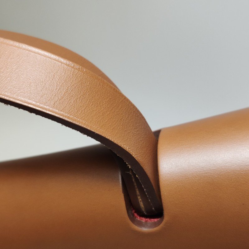 Hermes Herbag31馬鞍釘鎖釦子母包斜挎單肩包Hunter牛皮帆布銀扣粉色棕色C刻-10