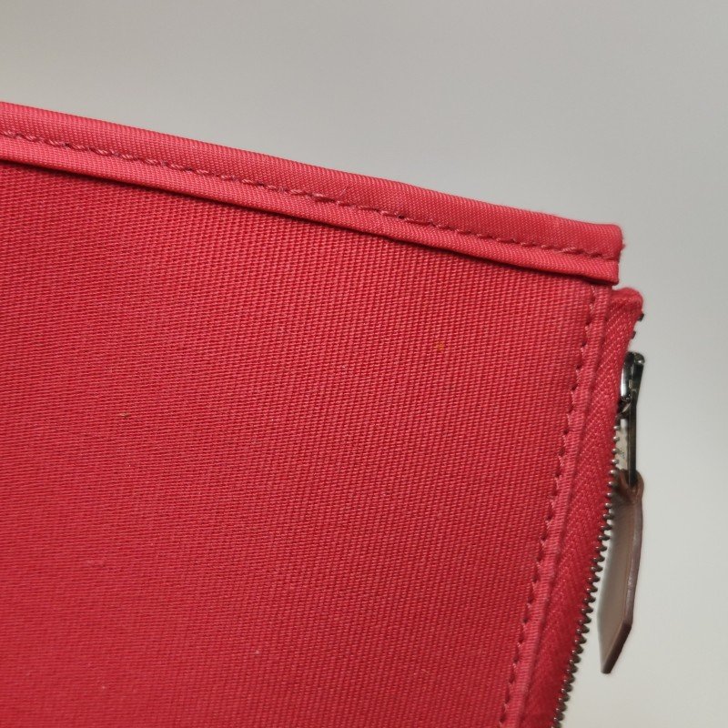 Hermes Herbag31馬鞍釘鎖釦子母包斜挎單肩包Hunter牛皮帆布銀扣粉色棕色C刻-26