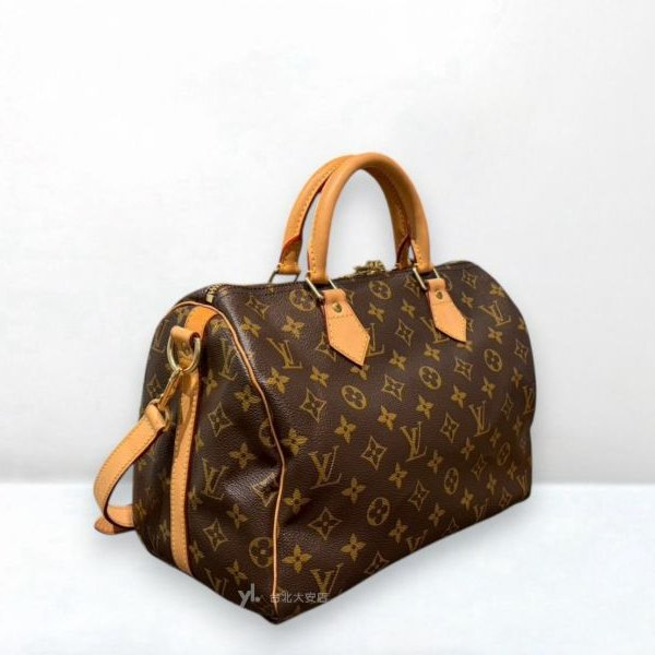 A13062-LV Speedy Bandouliere 30 老花背帶款波士頓包M41112-1