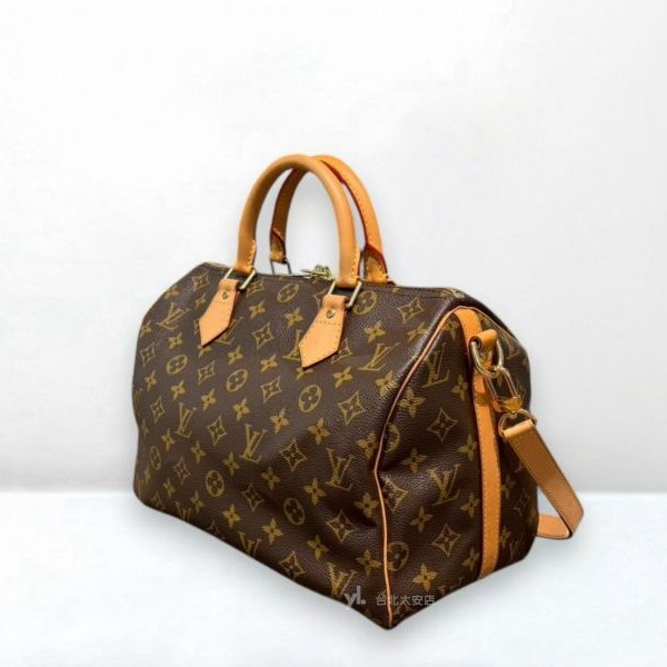 A13062-LV Speedy Bandouliere 30 老花背帶款波士頓包M41112-2