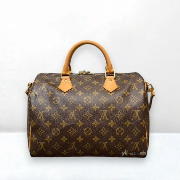 A13062-LV Speedy Bandouliere 30 老花背帶款波士頓包M41112-3