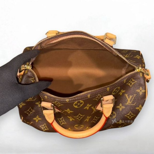 A13062-LV Speedy Bandouliere 30 老花背帶款波士頓包M41112-5