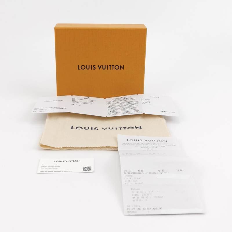 Louis Vuitton (LV) Tyler聯名款Multiple牛皮拼色老花對折錢包晶片款-7