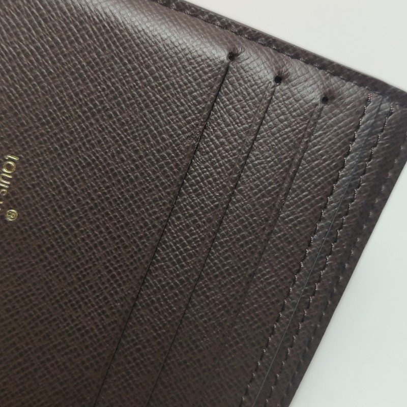 Louis Vuitton (LV) Tyler聯名款Multiple牛皮拼色老花對折錢包晶片款-9