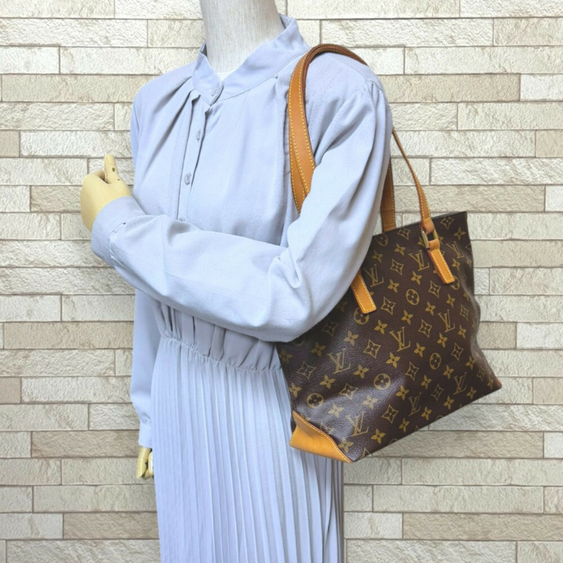 路易威登 Cabas Piano Monogram 帆布肩背包,M51148 棕色,女士 LOUIS VUITTON-1