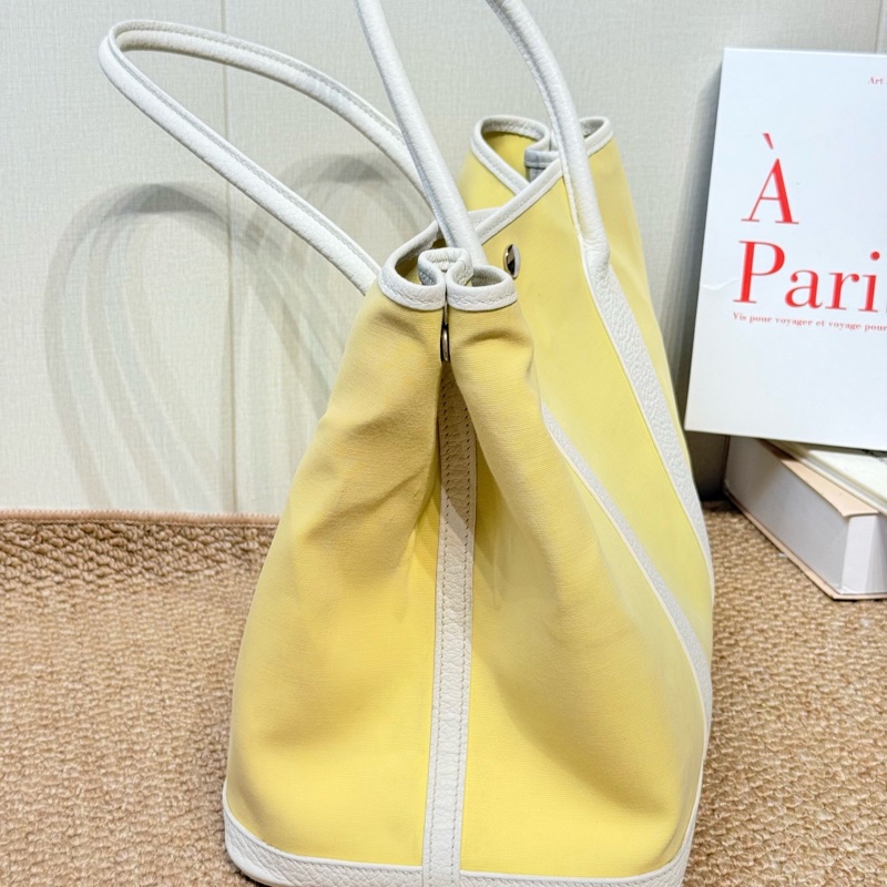 Hermes 愛馬仕Garden party 花園30 嫩芽綠拼白 框R刻-4