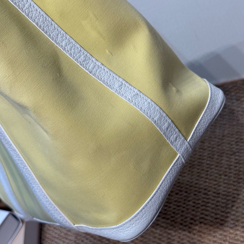 Hermes 愛馬仕Garden party 花園30 嫩芽綠拼白 框R刻-19