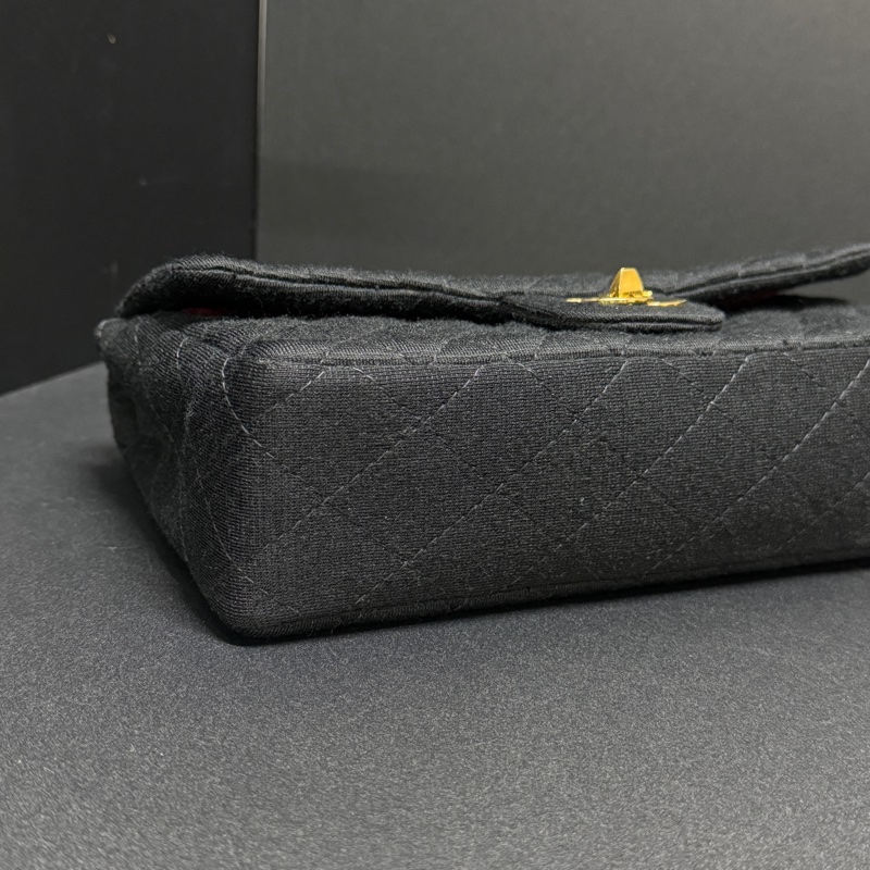 (超級新🆕) CHANEL CF25 經典雙翻蓋 黑金肩背包 【專櫃386,300】-6