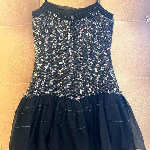 Chanel中古軟尼連衣裙38碼
