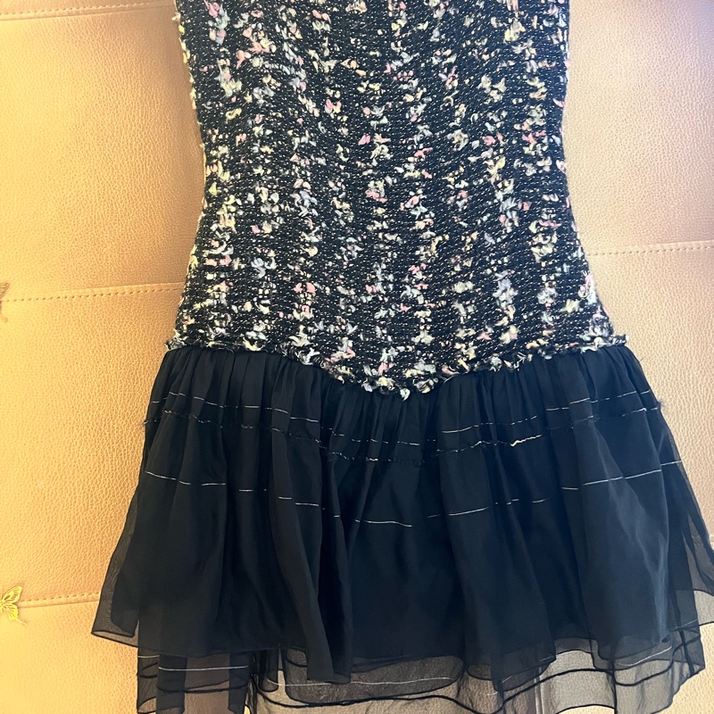 Chanel中古軟尼連衣裙38碼-1
