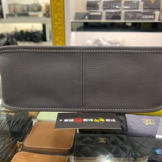 東區正精品㊣GOYARD MUSETTE 全新灰色圖騰手工繪製斜背包肩背包RZ6434-8