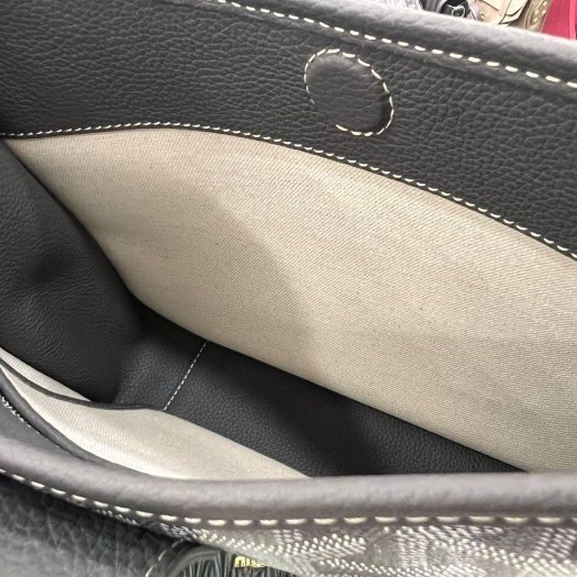 東區正精品㊣GOYARD MUSETTE 全新灰色圖騰手工繪製斜背包肩背包RZ6434-10