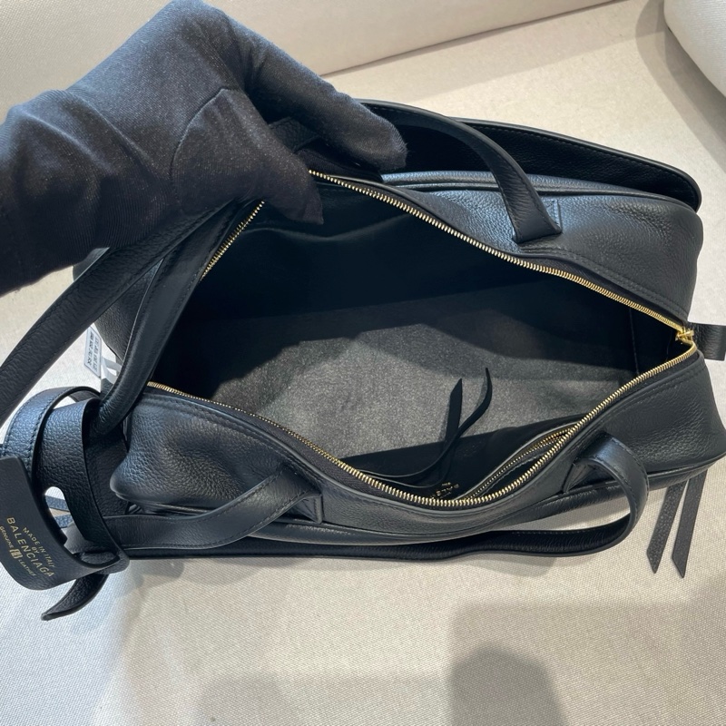 ✨閒置新Balenciaga/巴黎世家 Carrie小號保齡球包單肩包斜挎包❤️正品-7