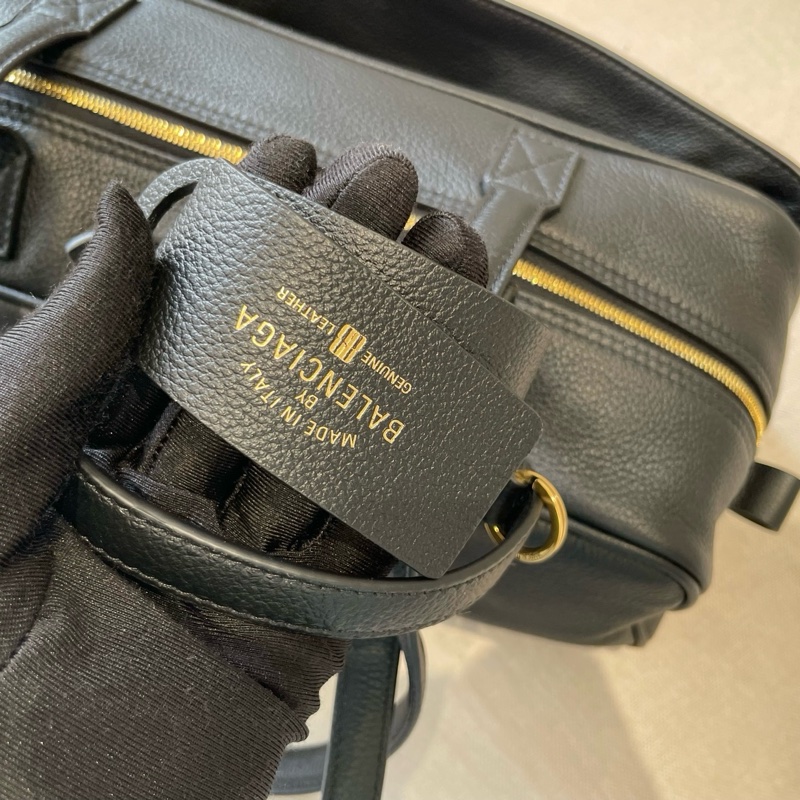 ✨閒置新Balenciaga/巴黎世家 Carrie小號保齡球包單肩包斜挎包❤️正品-8