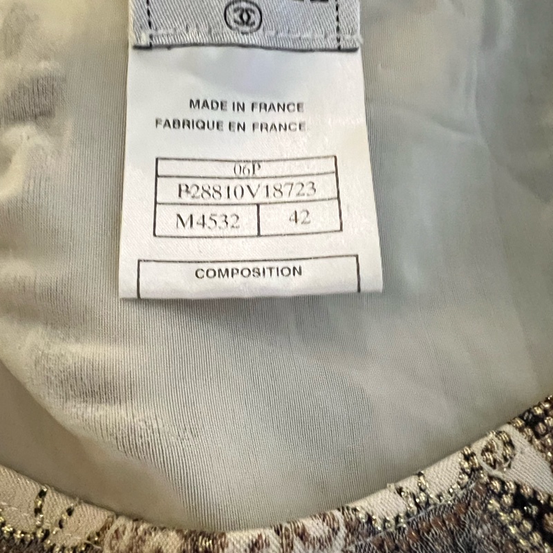 Chanel中古刺繡背心42碼-4
