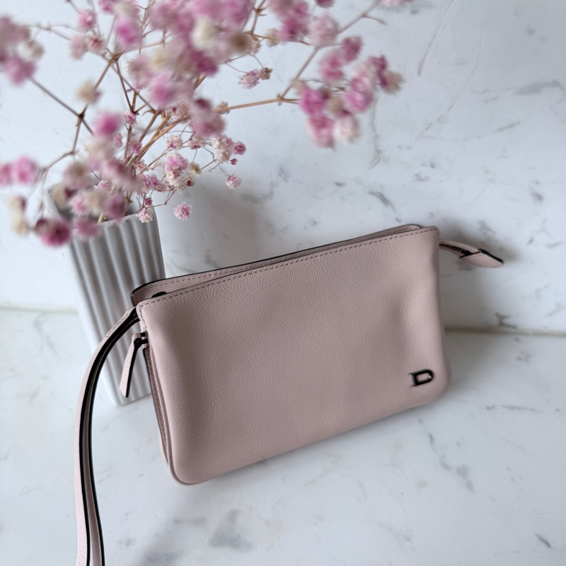 Delvaux✨三層拉鍊風琴小包手挽小包 多功能卡包零錢包手拿包-5