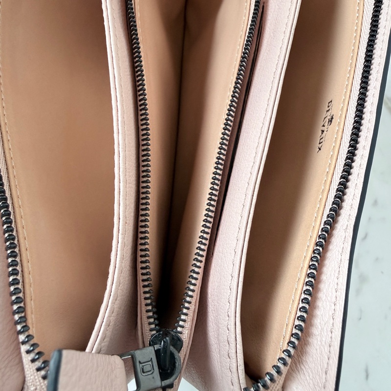 Delvaux✨三層拉鍊風琴小包手挽小包 多功能卡包零錢包手拿包-23