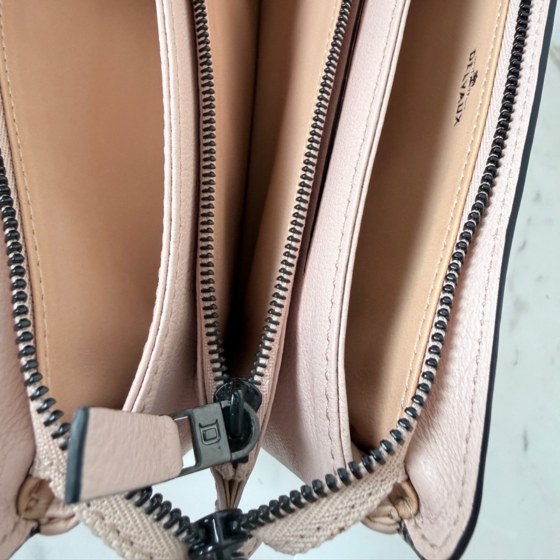 Delvaux✨三層拉鍊風琴小包手挽小包 多功能卡包零錢包手拿包-30