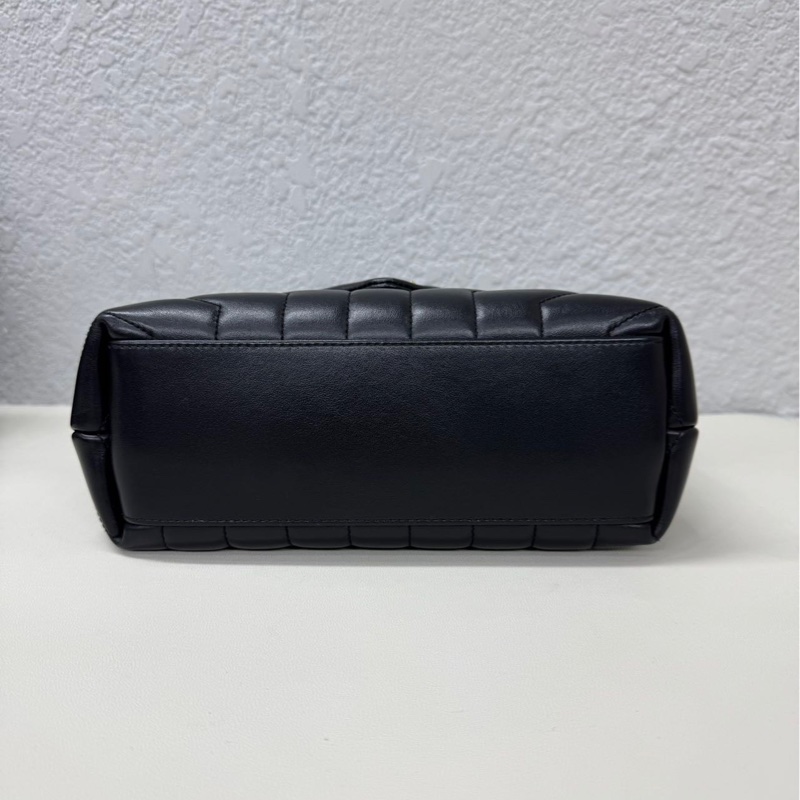 YSL 聖羅蘭 方胖子 黑金 小號 鏈條包 尺寸：24×8cm-2