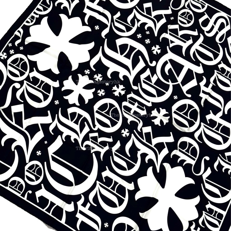 CHROME HEARTS MATH PLUS MOTIF SCARF 🧣 克羅心-1