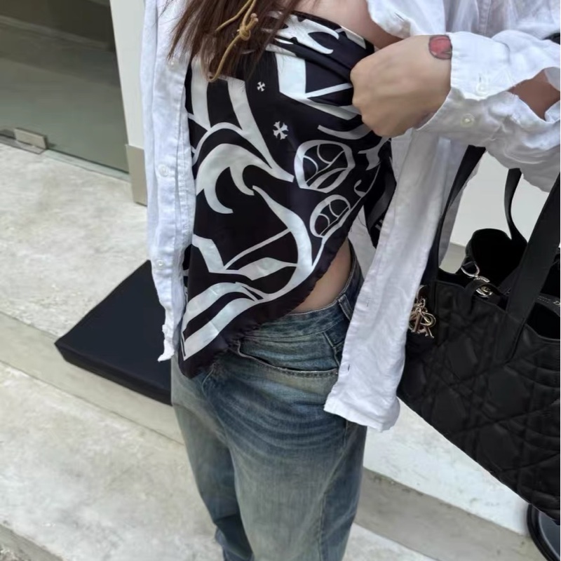 CHROME HEARTS MATH PLUS MOTIF SCARF 🧣 克羅心-7