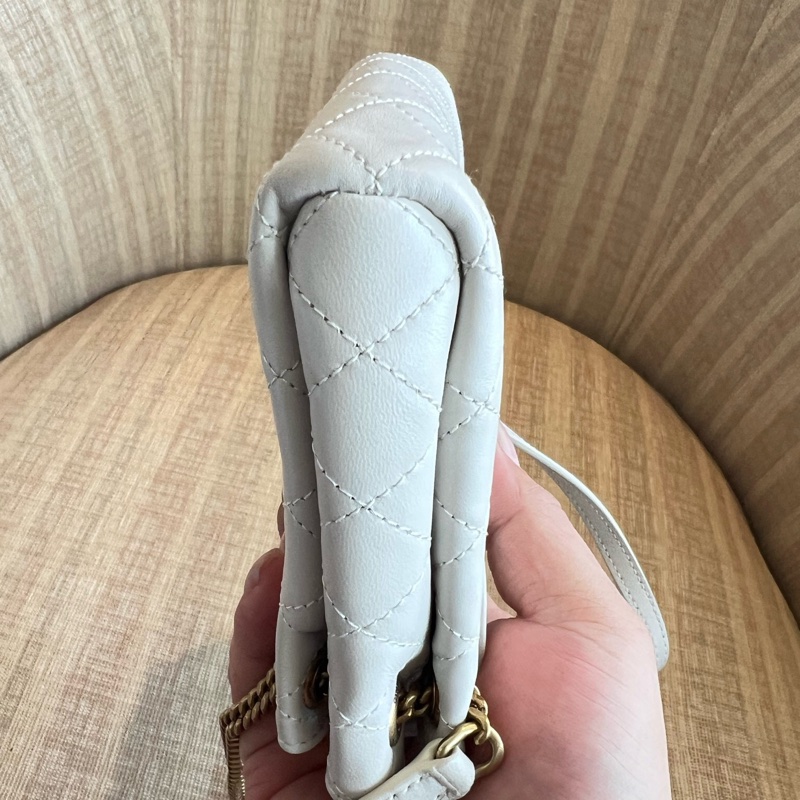 聖羅蘭YSL洛麗塔Nolita mini鏈條包 米白色-2