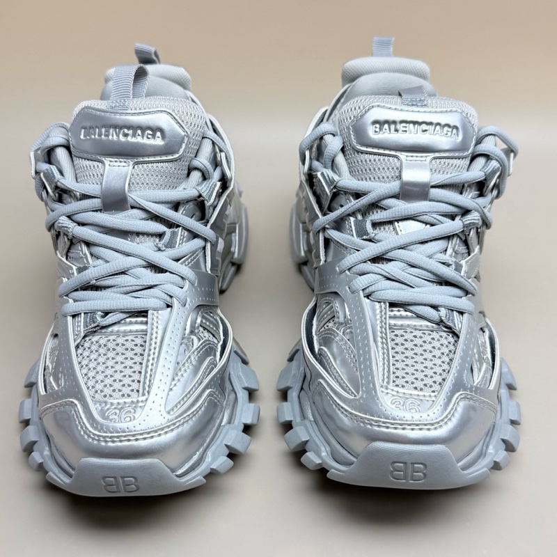 Balenciaga/巴黎世家 Track純銀鐳射休閒鞋 36碼-1