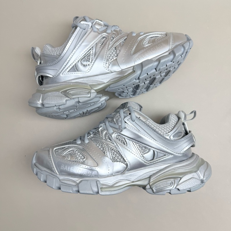 Balenciaga/巴黎世家 Track純銀鐳射休閒鞋 36碼-4