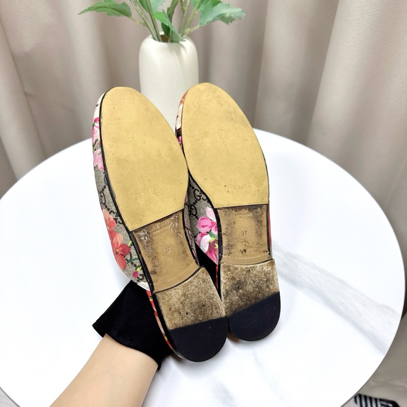 Gucci 花卉款半拖 37碼-4