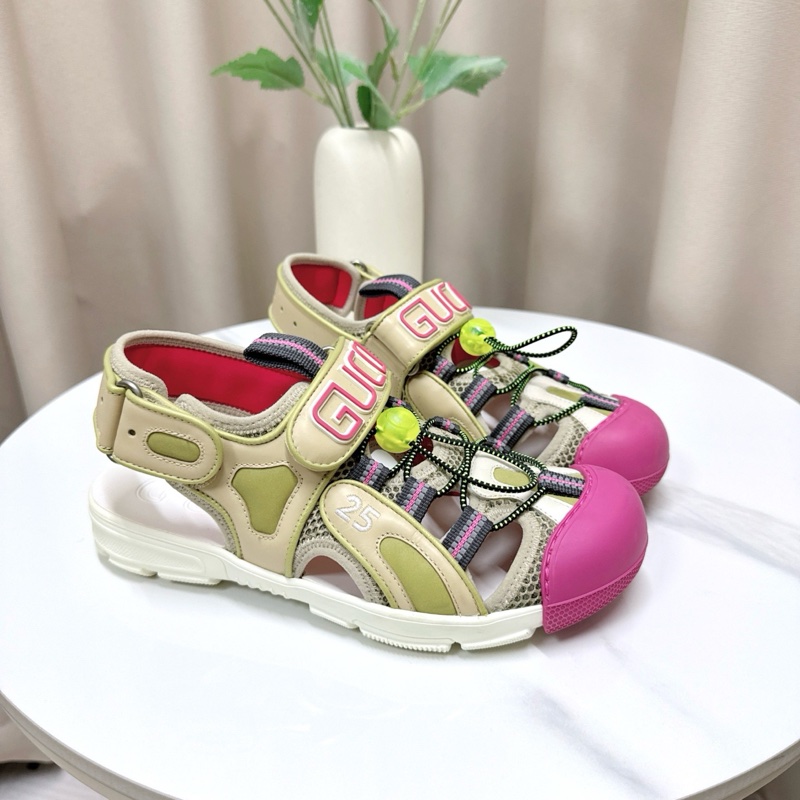 Gucci 拼色涼鞋 37碼-2