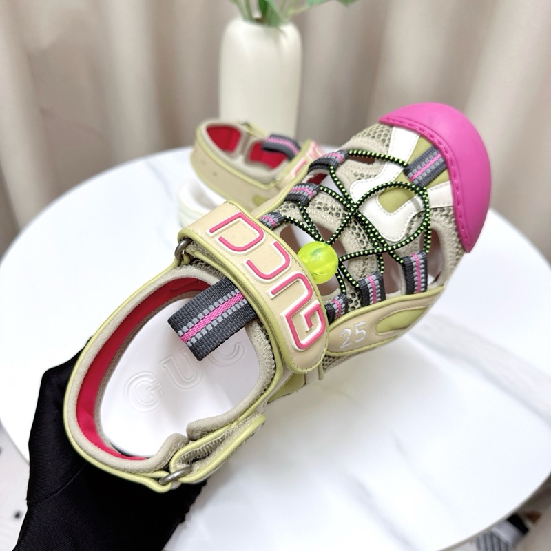 Gucci 拼色涼鞋 37碼-4