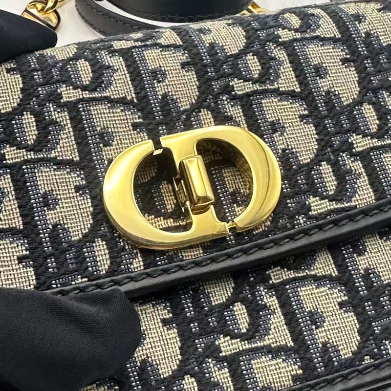 Dior 迪奧 藍色 Oblique 印花 尺寸:18 x 10 x 4.5-5