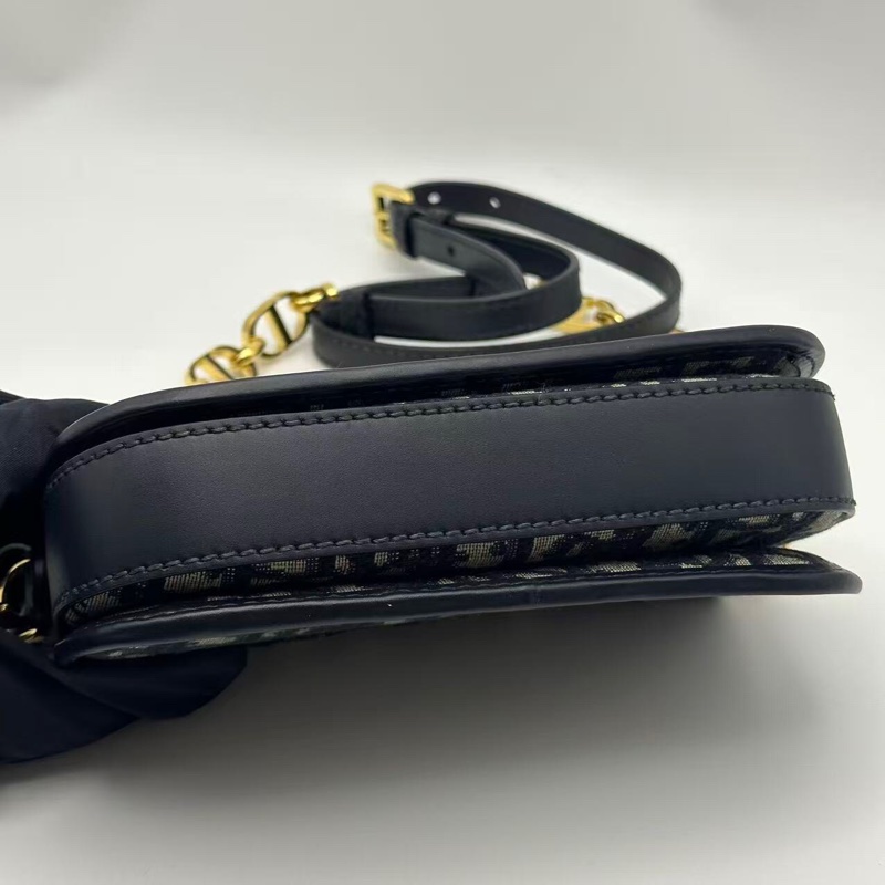 Dior 迪奧 藍色 Oblique 印花 尺寸:18 x 10 x 4.5-7