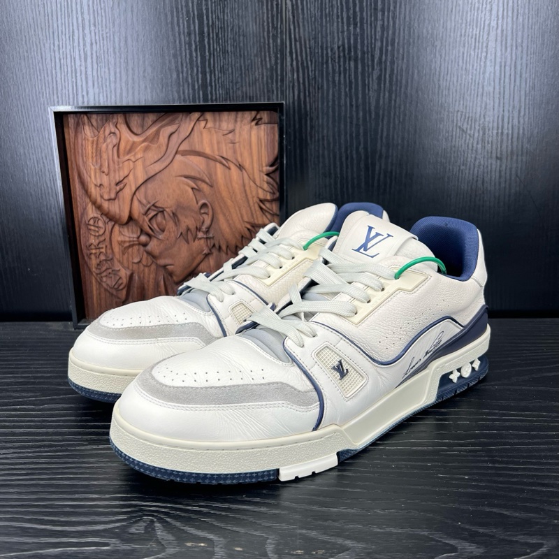 Louis Vuitton路易威登trainer 黑藍 43碼-0