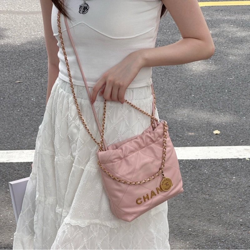 CHANEL粉金22 Mini｜這顆真的秒殺款💖-1