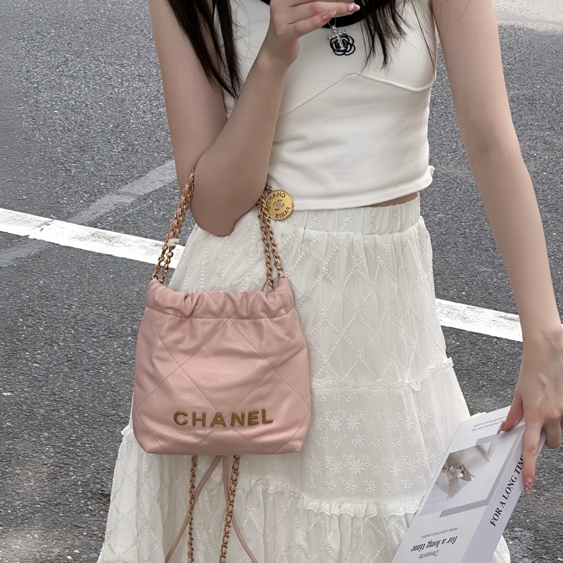 CHANEL粉金22 Mini｜這顆真的秒殺款💖-3