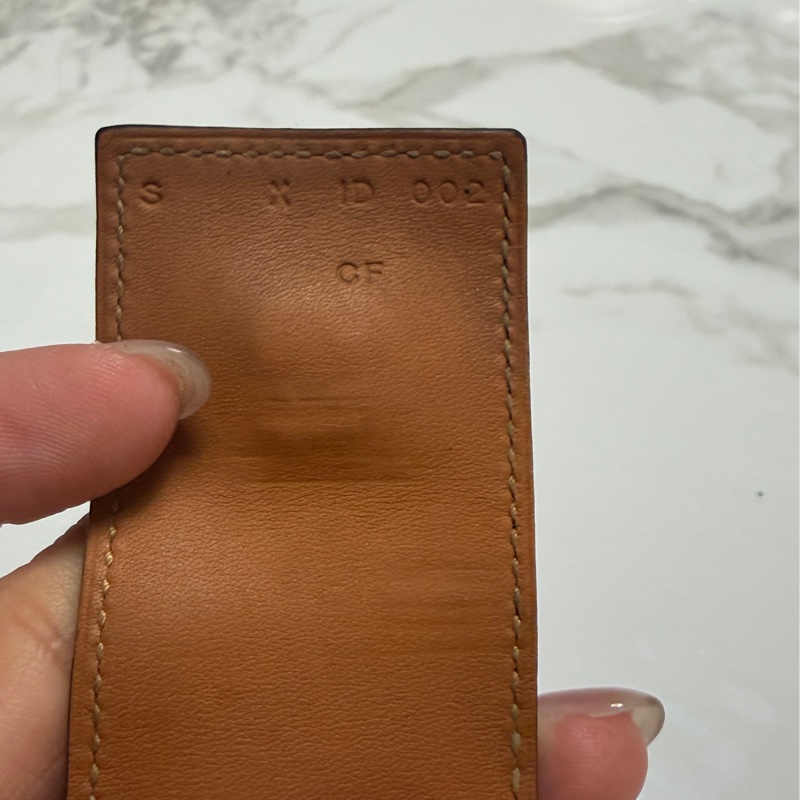 Hermes CDC 寬版卯丁皮手環-9